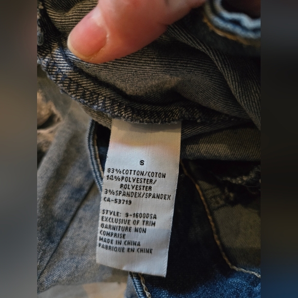 Sweet Jeans | Women's Distressed Denim Jacket - Blue, Size S - Picture 5 of 7